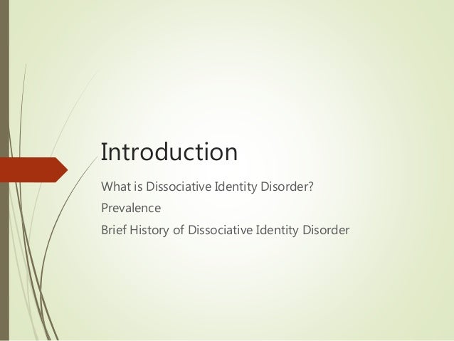 history of dissociative identity disorder people with multiple personality disorder